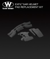 Pad Replacement Kit for EXFIL SAR Helmet Black